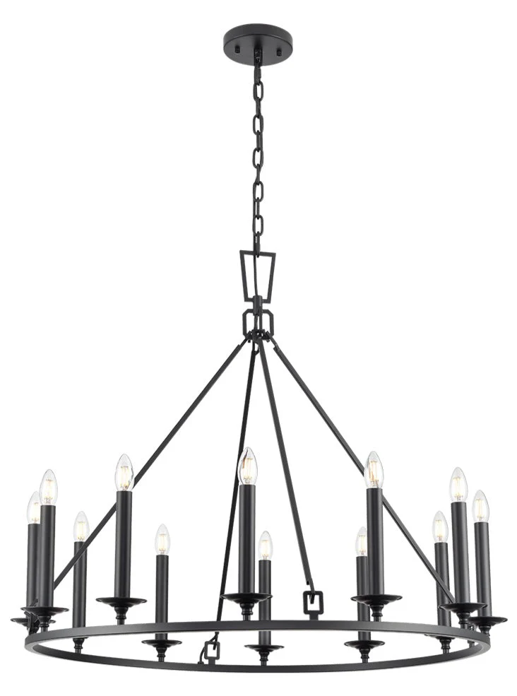 Thetford 8/12/16Lt Chandelier - Image 3