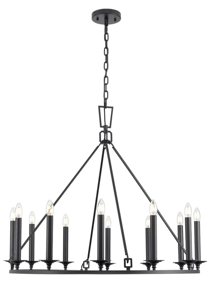 Thetford 8/12/16Lt Chandelier - Image 7