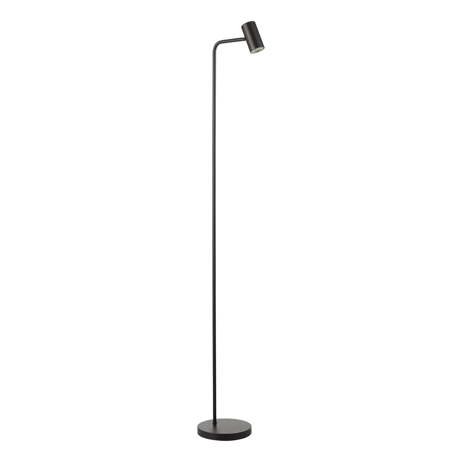Thierry Task Floor Lamp- Matt Black/ Matt Taupe Finishes - Image 2