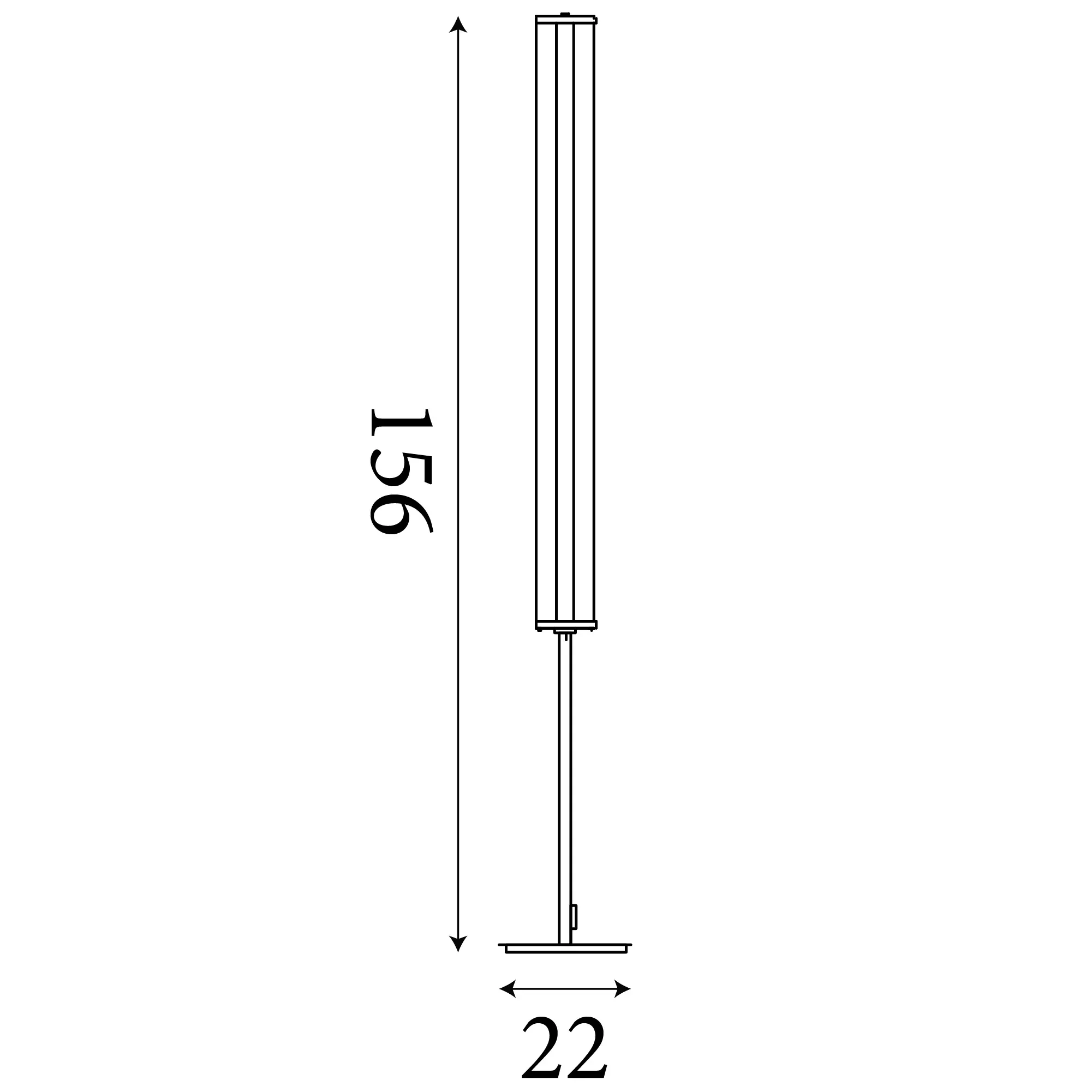 Thread LED Floor Lamp- Gold Mesh and Matt Black Metal - Image 2