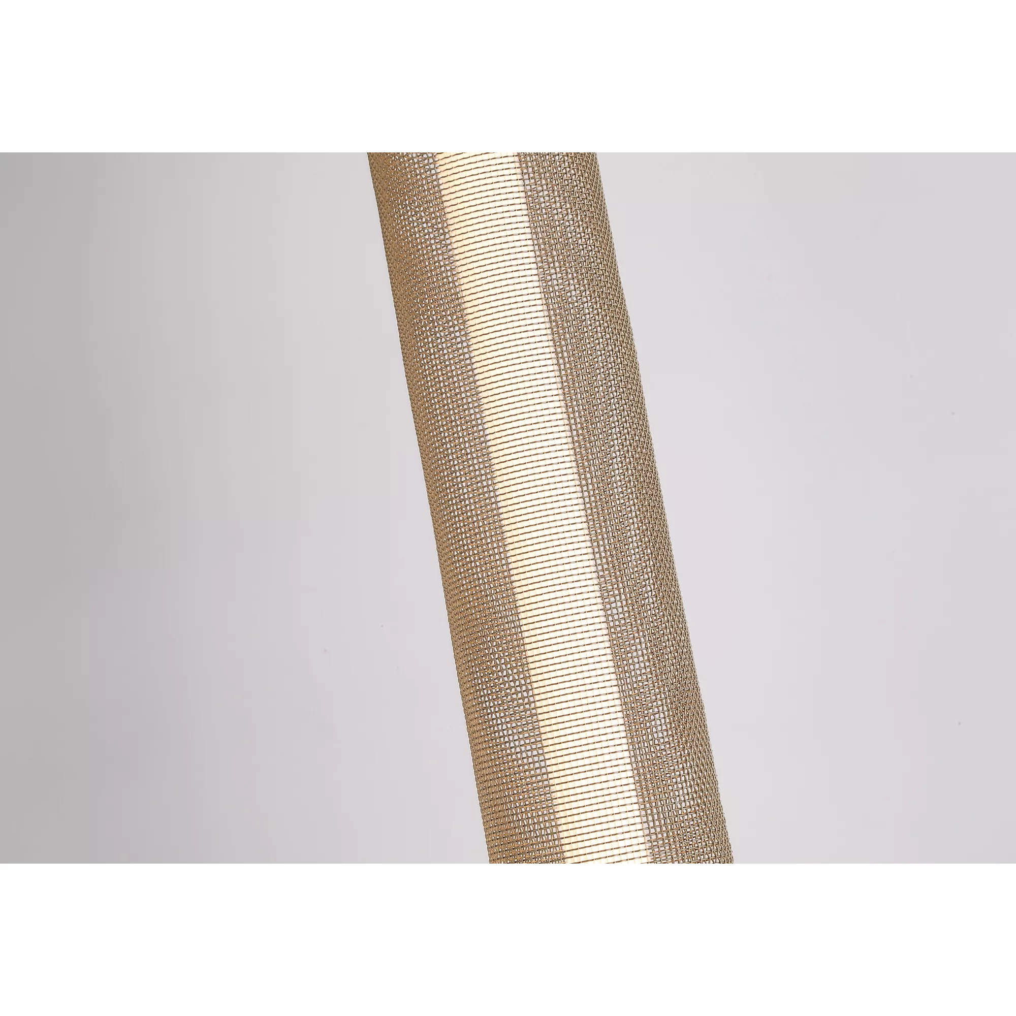 Thread LED Floor Lamp- Gold Mesh and Matt Black Metal - Image 4