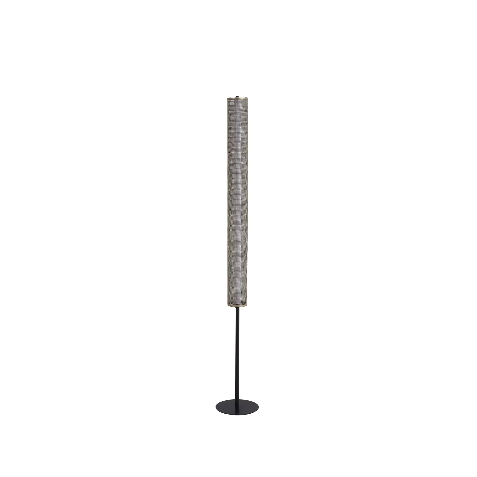 Thread LED Floor Lamp- Gold Mesh and Matt Black Metal - Image 5