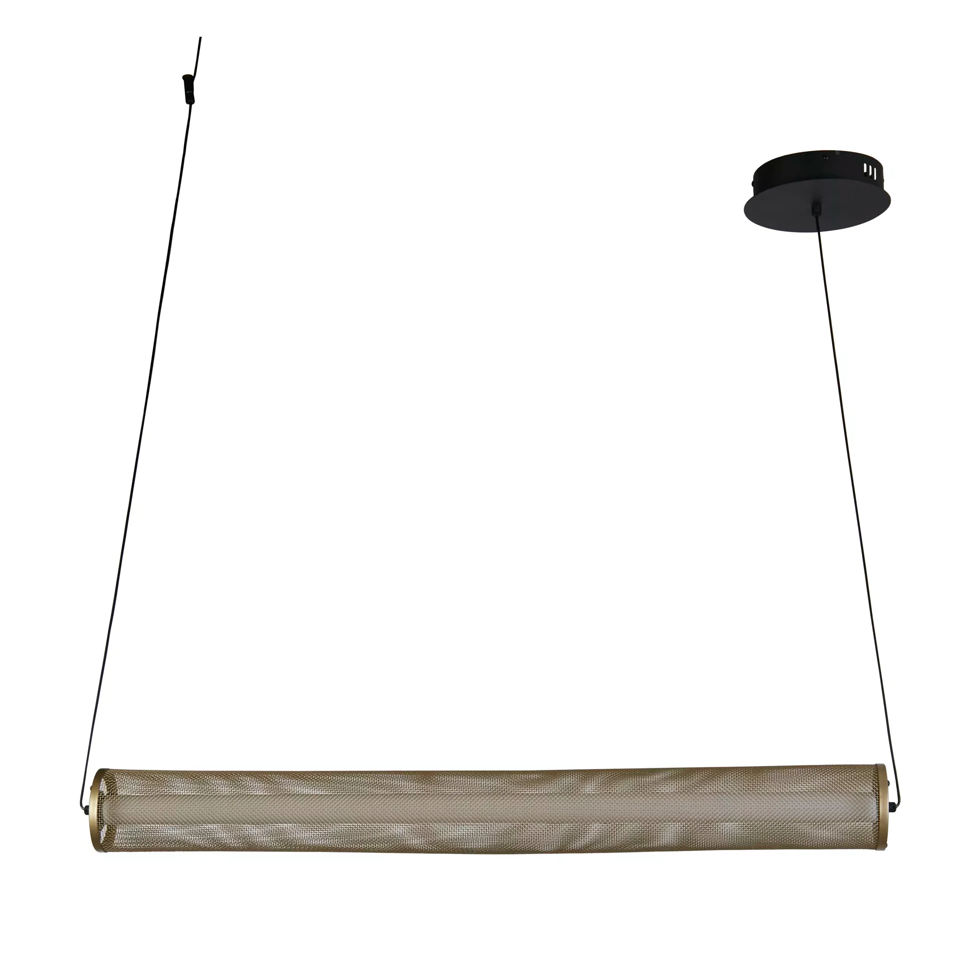 Thread LED Pendant Gold Mesh and Matt Black - Image 5