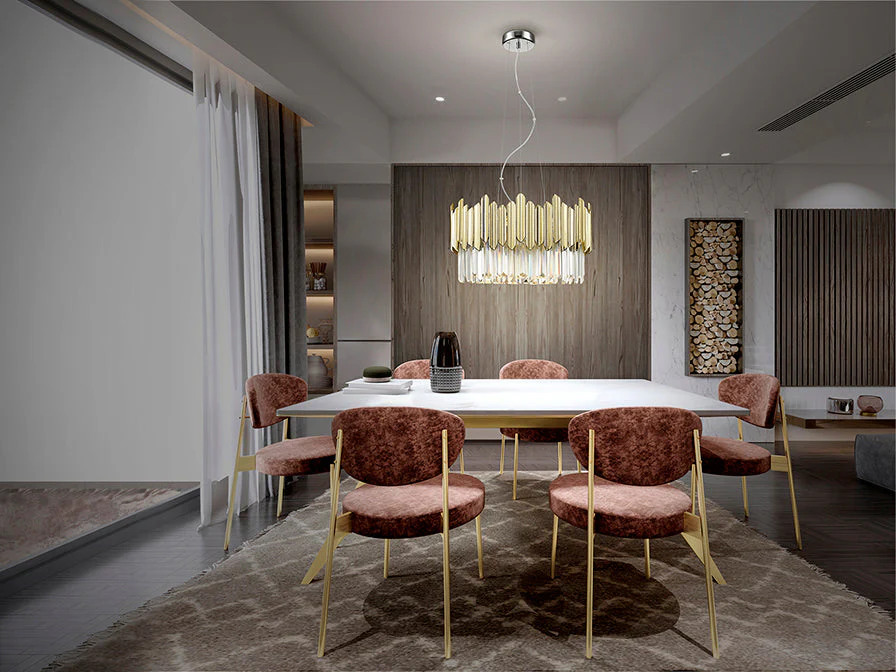 Tiara Crystal Ceiling Light - Chrome & Clear/Gold & Clear Finish - Image 3