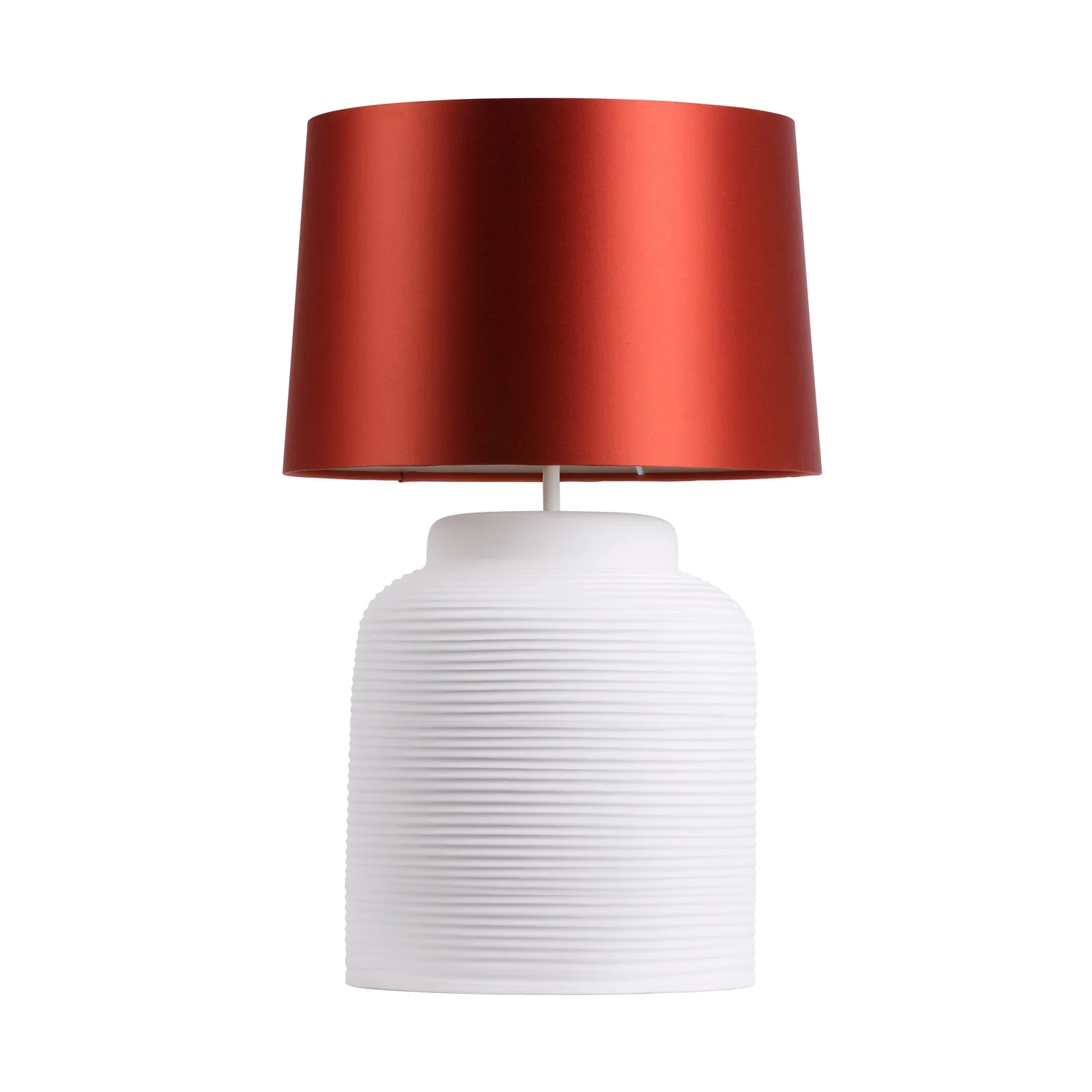 Tidal Table Lamp Rose/White Finish With Bespoke Base Only E27 - Image 10