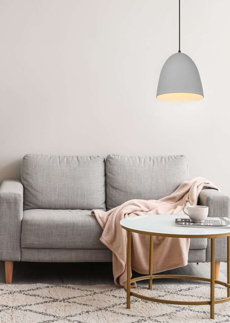 Tilda Medium/Large Hanging Lamp - Black & Gold/Matt White/Matt Brass/Grey Finish - Image 12