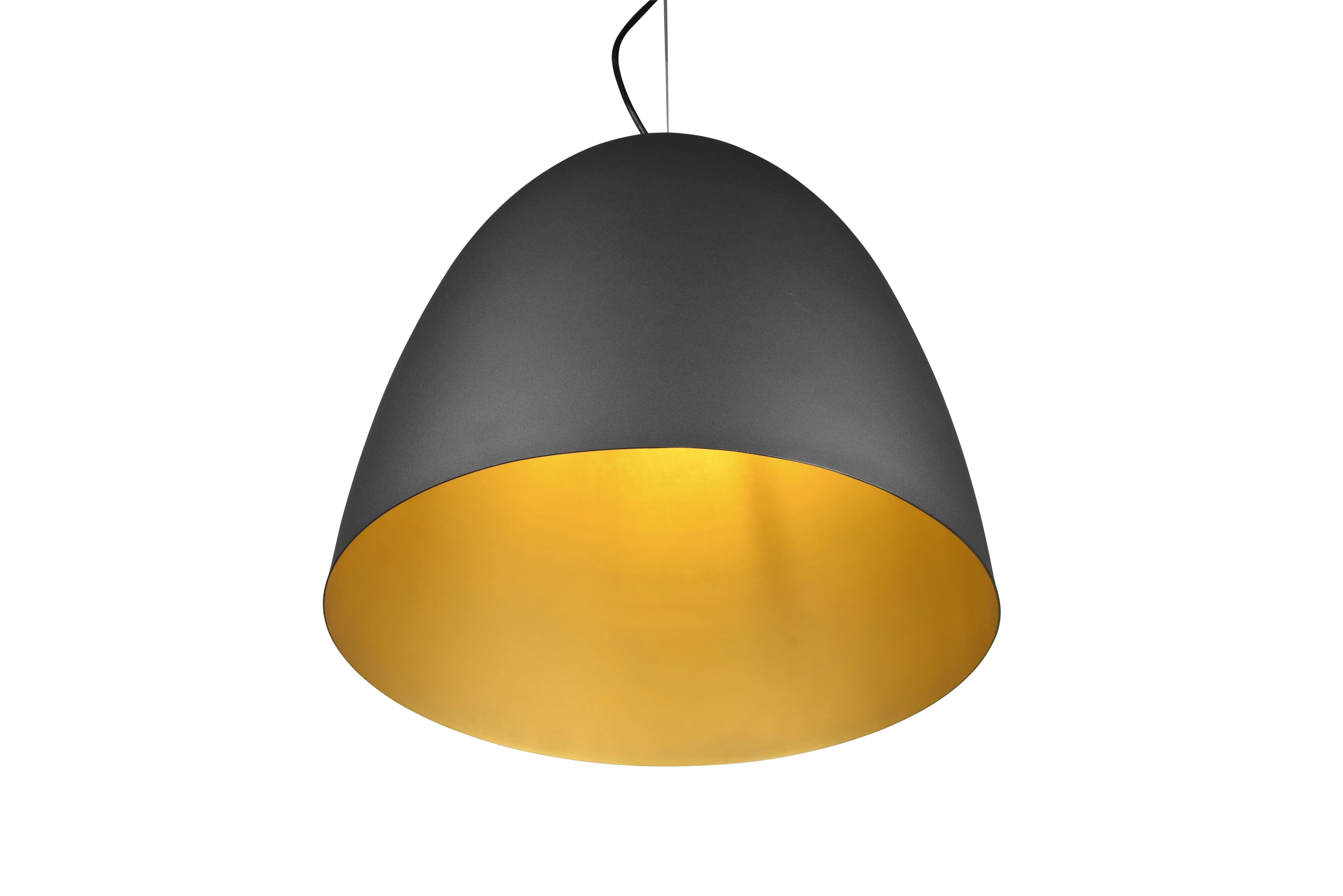 Tilda Medium/Large Hanging Lamp - Black & Gold/Matt White/Matt Brass/Grey Finish - Image 15