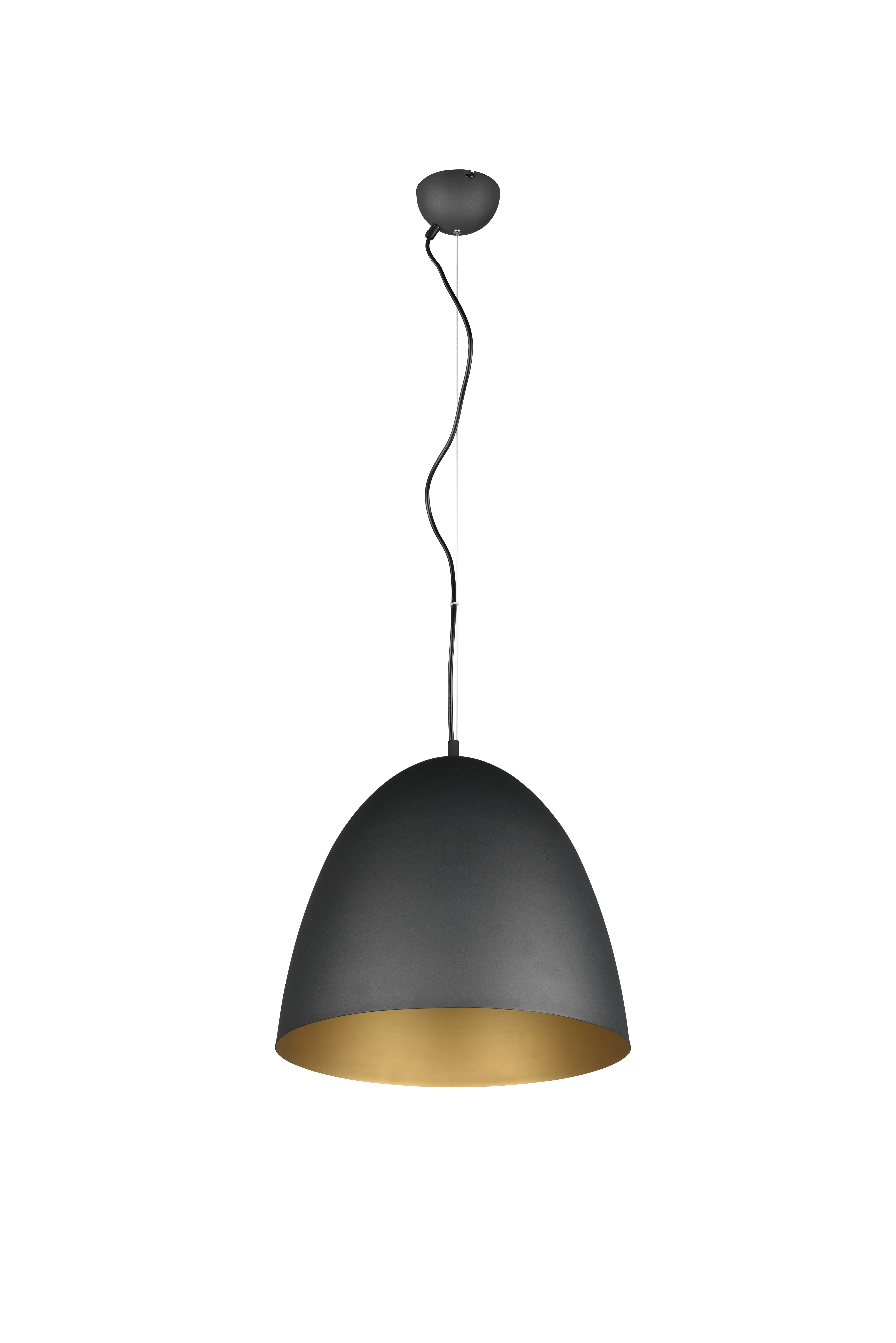 Tilda Medium/Large Hanging Lamp - Black & Gold/Matt White/Matt Brass/Grey Finish - Image 17