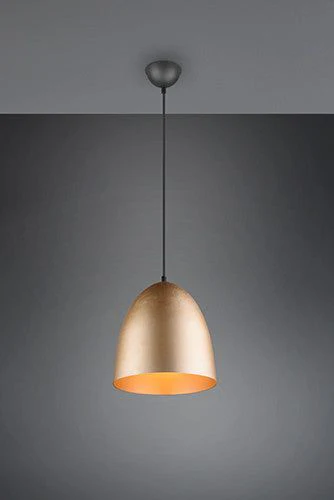 Tilda Medium/Large Hanging Lamp - Black & Gold/Matt White/Matt Brass/Grey Finish - Image 8