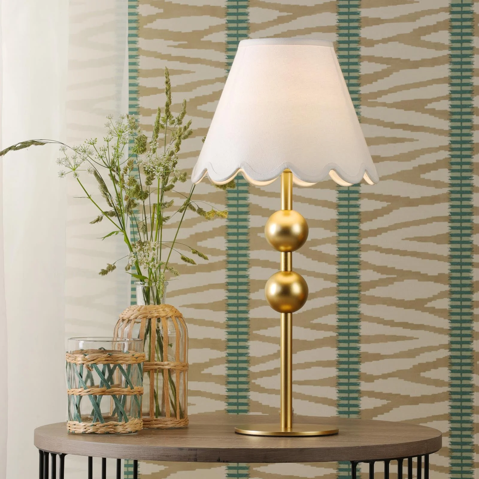 Tilda Table Lamp Satin Gold Base Only - Image 5