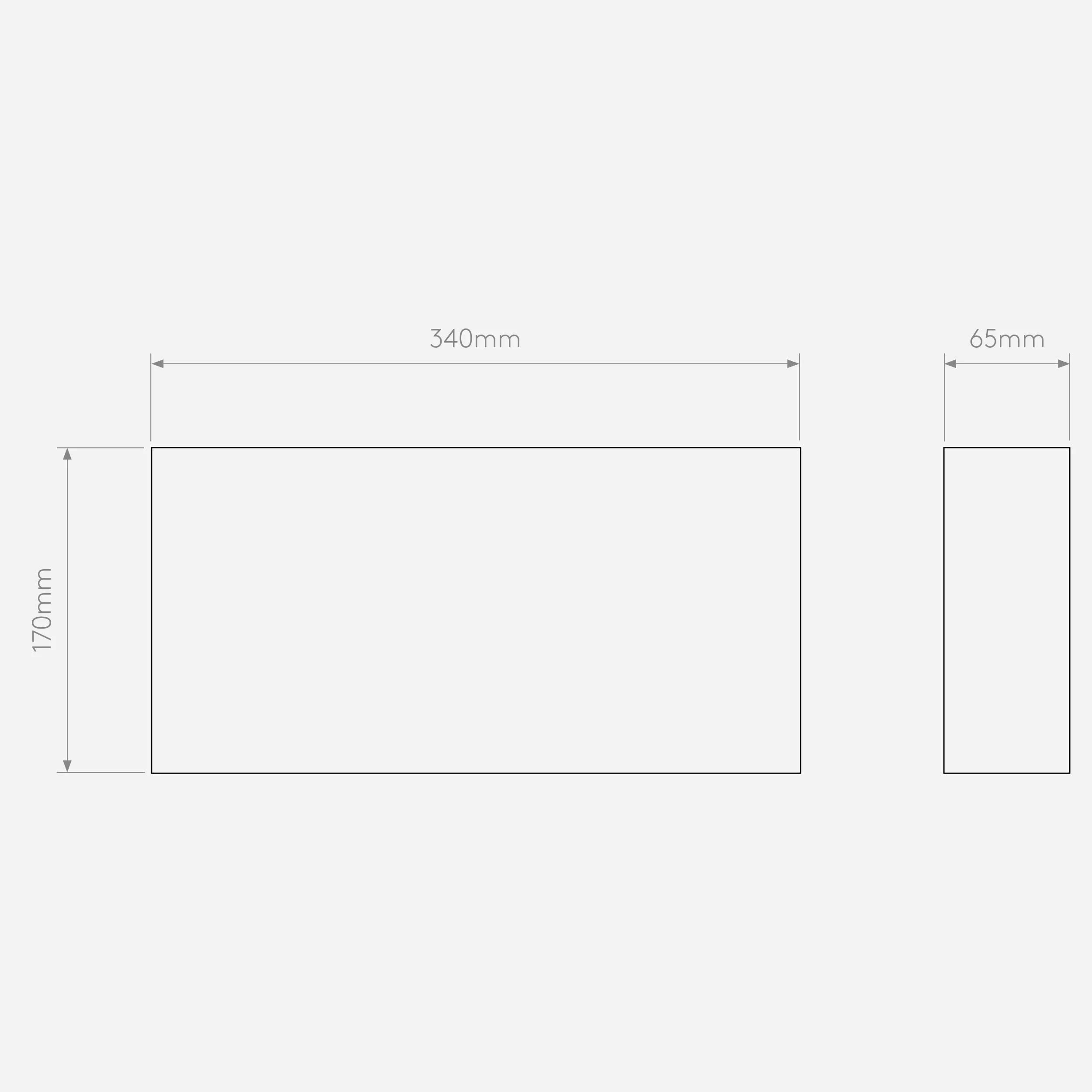 Tile 170/ 340 Phase Ceramic/ Plaster Light - Image 6