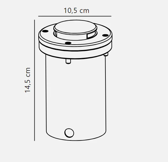 Tilos 1-Kit Recessed light- Stainless steel - Image 2
