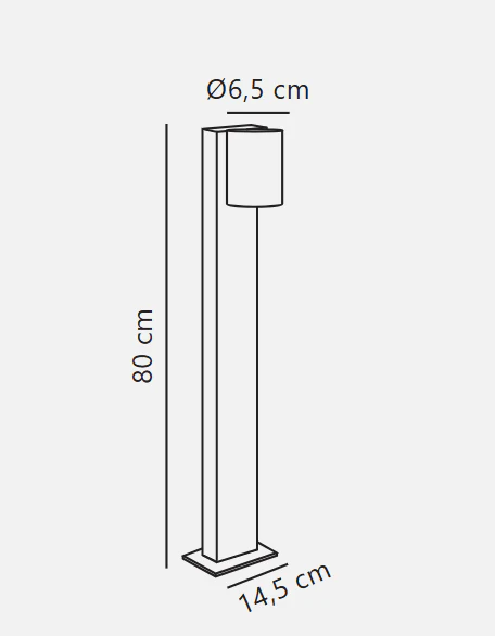 Tin 50'/80' Garden light- Black - Image 12