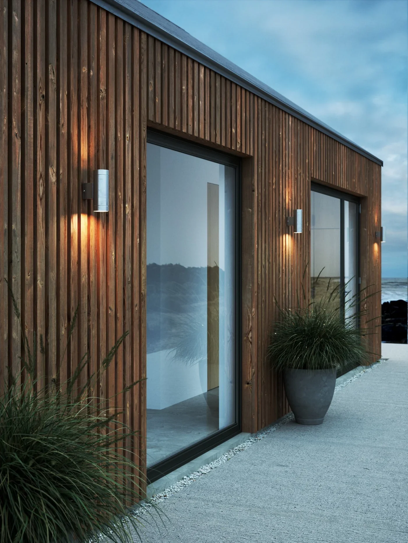 Tin Maxi 1/2lt Wall Light- Various Finishes - Image 16