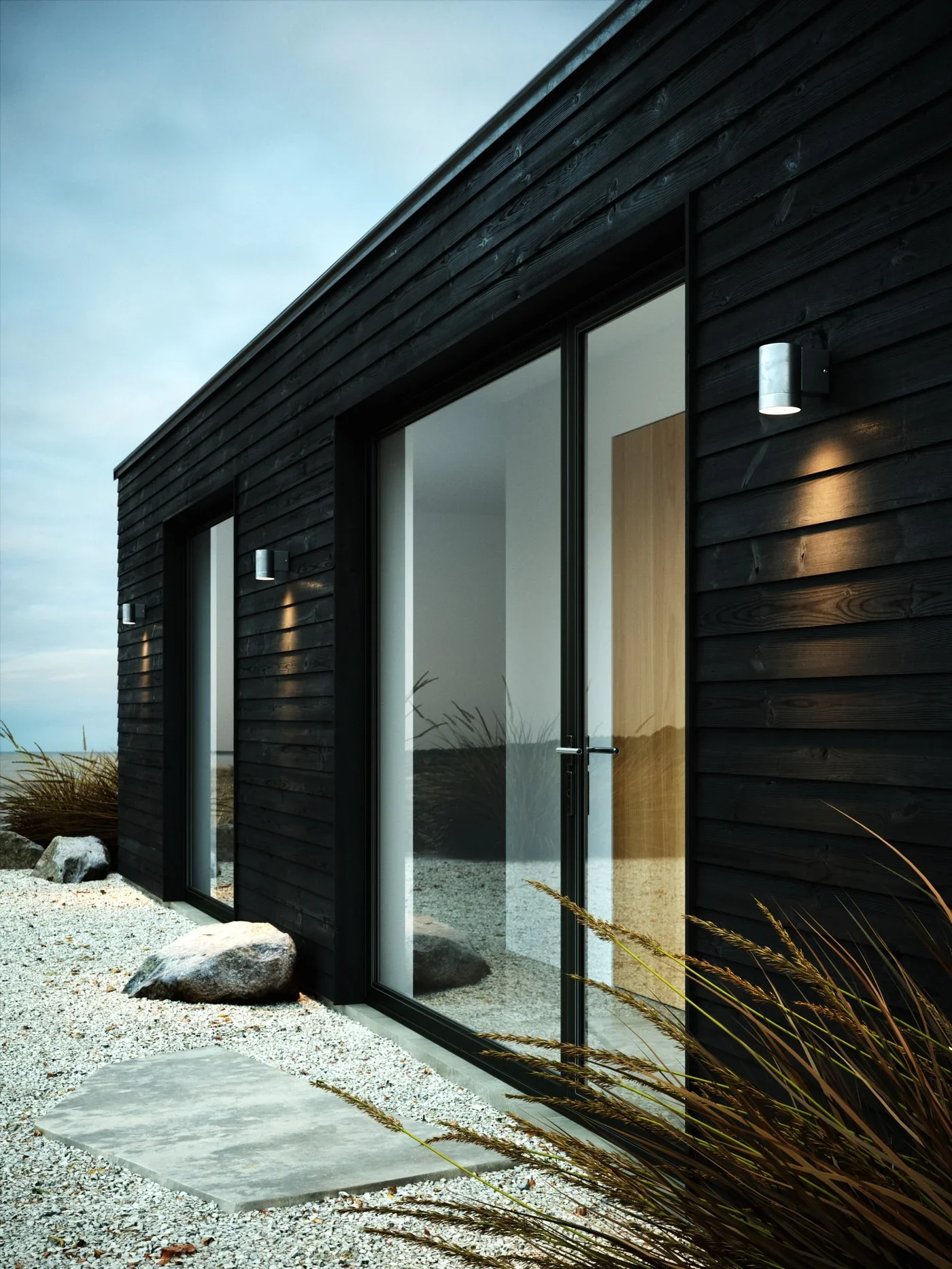 Tin Maxi 1/2lt Wall Light- Various Finishes - Image 24