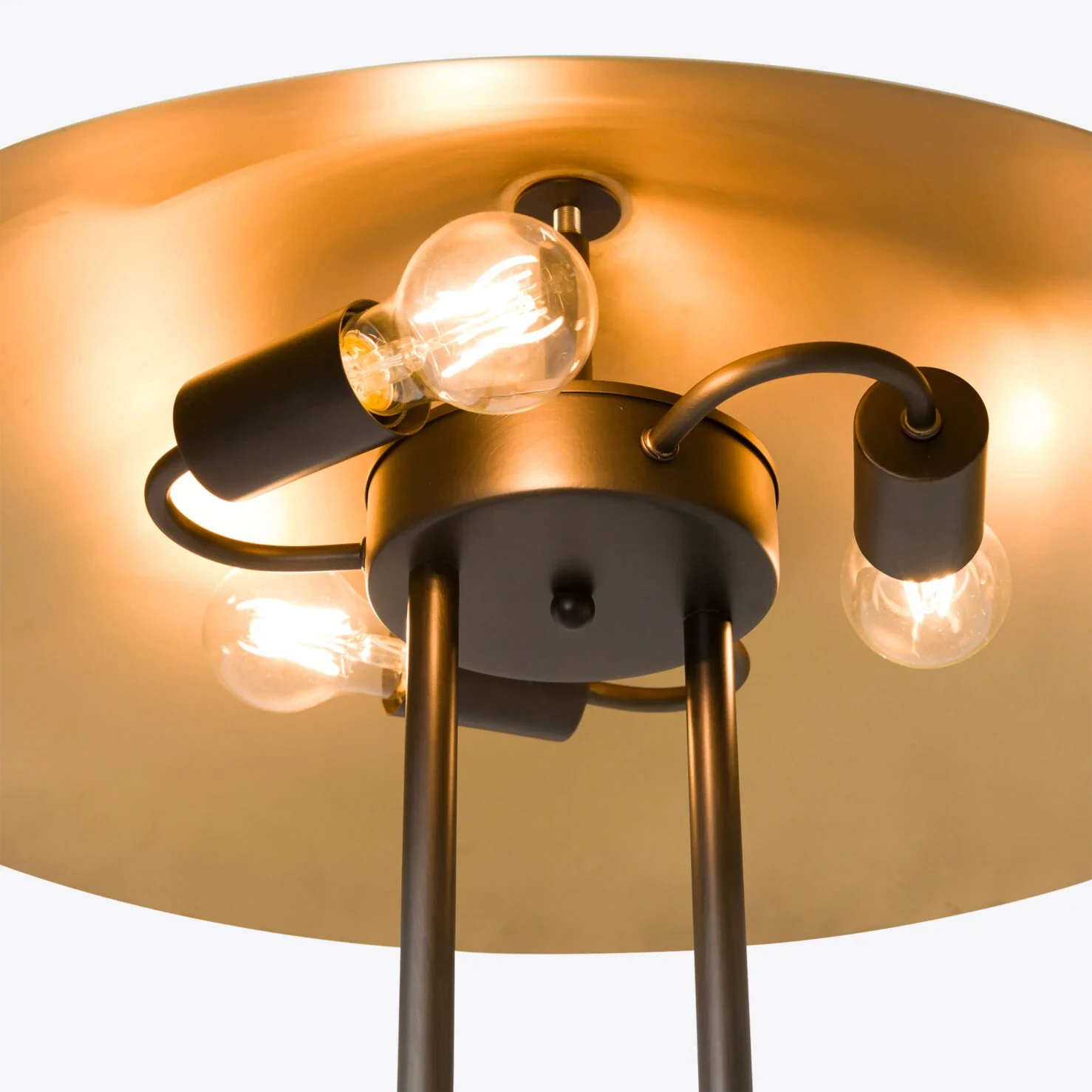 Titan Floor Lamp- Cream/ Black Marble Finishes - Image 5