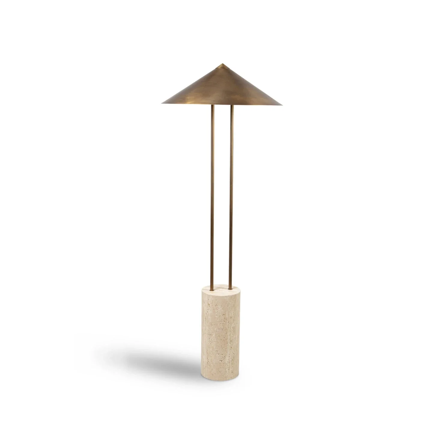 Titan Floor Lamp- Cream/ Black Marble Finishes - Image 6