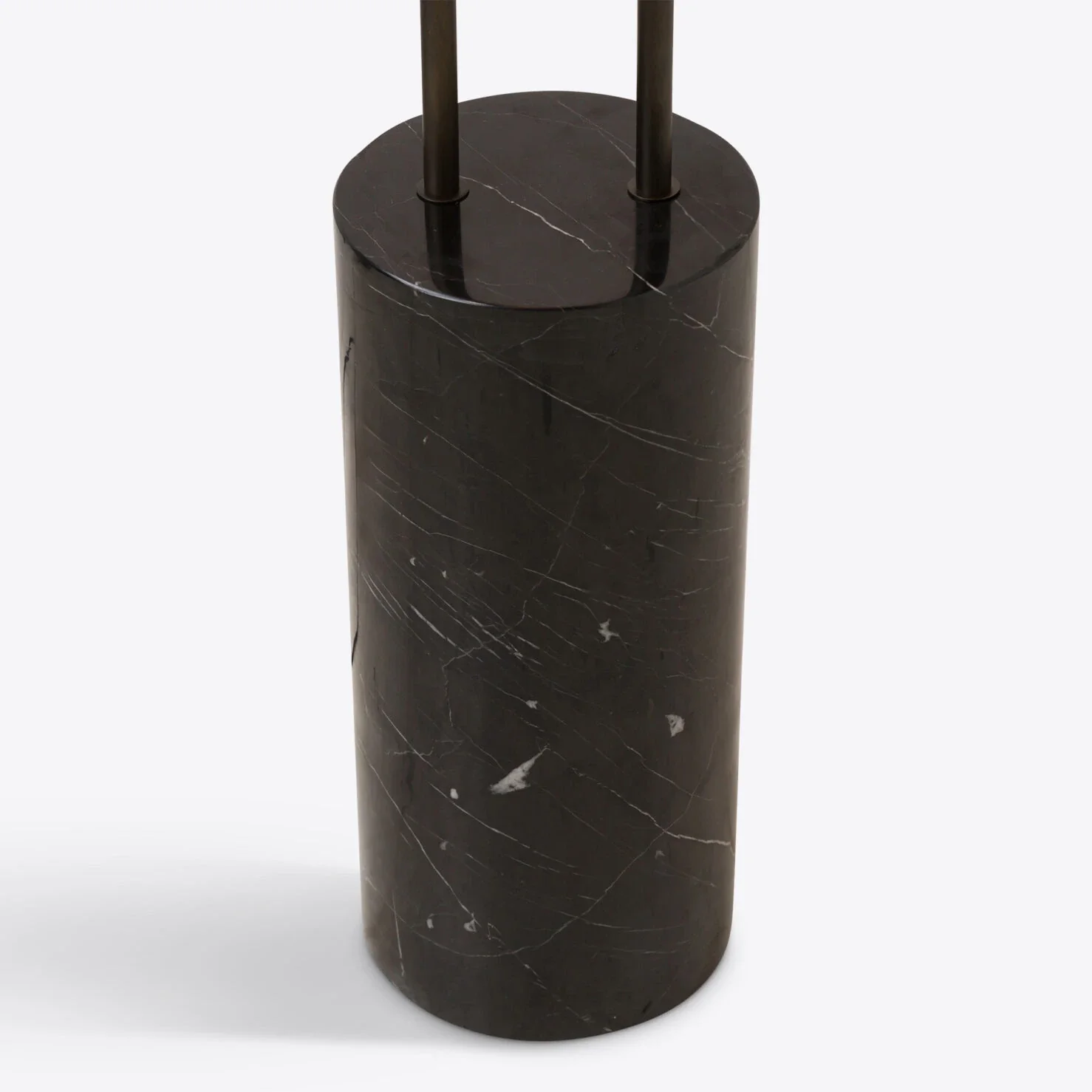 Titan Floor Lamp- Cream/ Black Marble Finishes - Image 9
