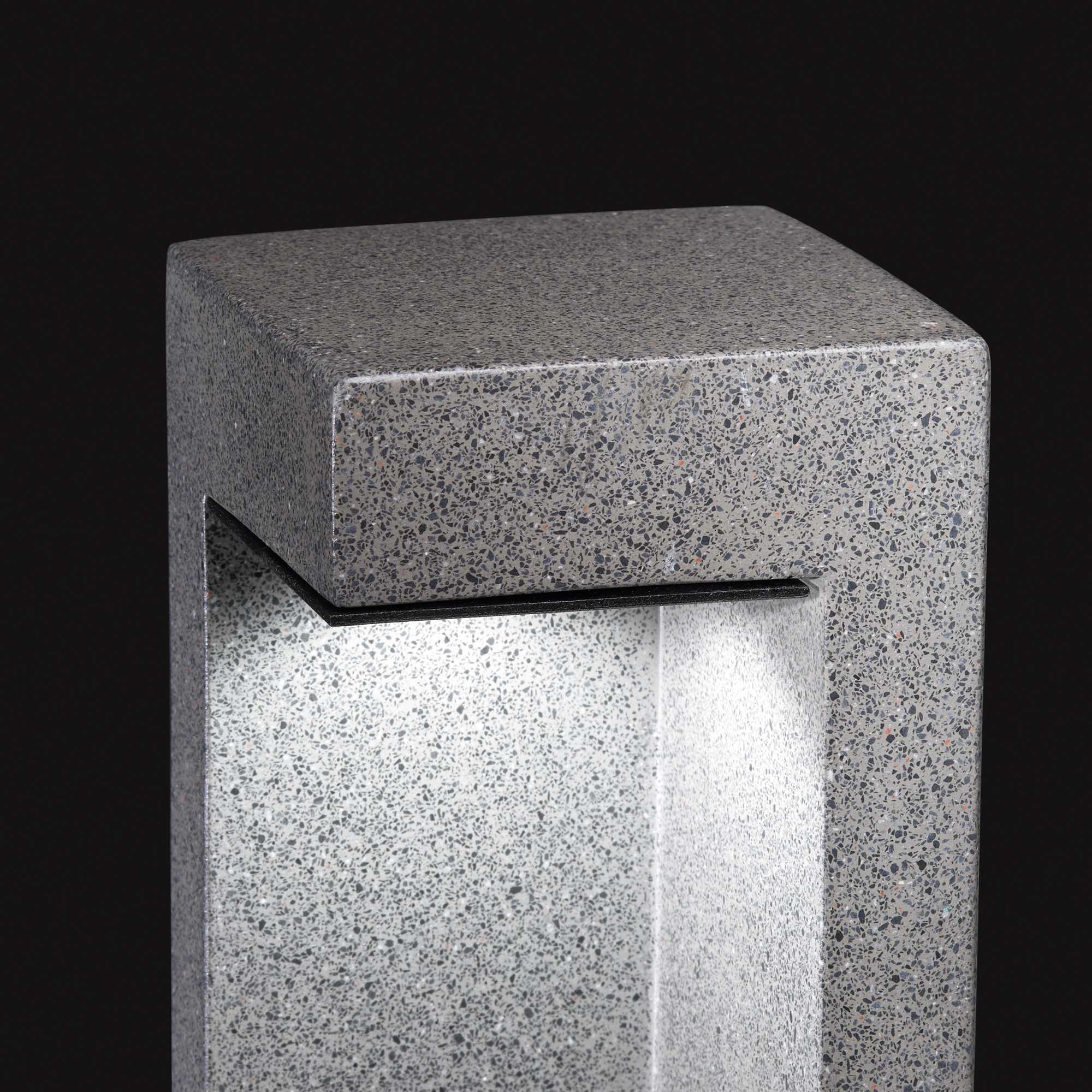 Titano Bollard Post Light - Granite Finish - Image 4