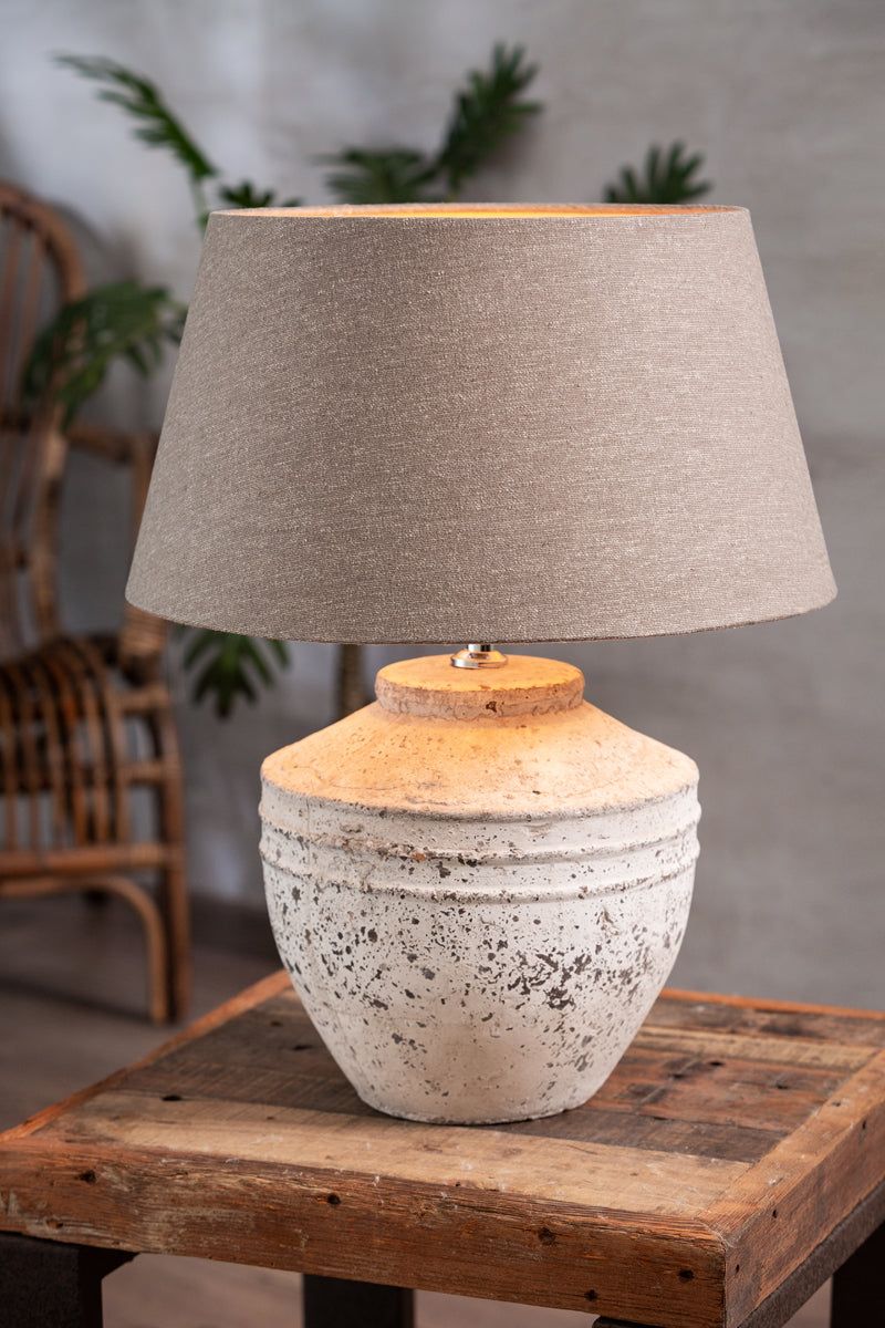 Toba Lamp Base, Grey/White - Various Sizes - Image 4
