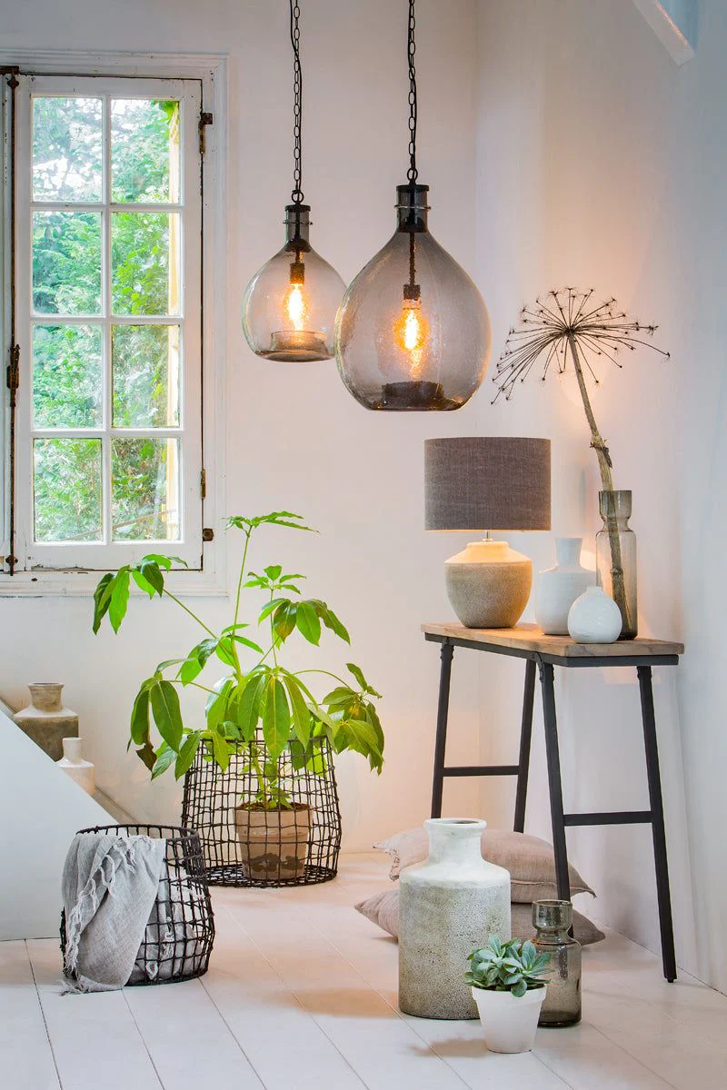 Toba Lamp Base, Grey/White - Various Sizes - Image 8