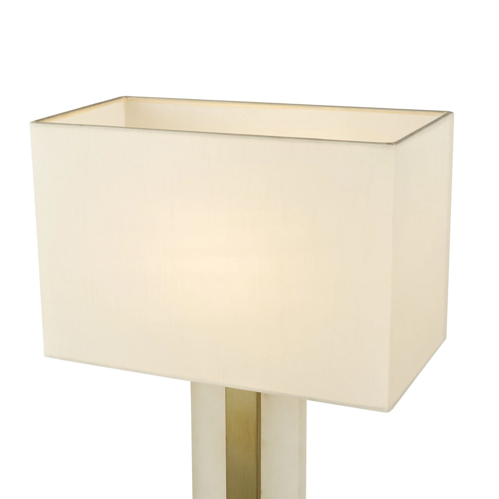 Tokori Table Lamp - Alabaster and Brushed Gold With Shade - Image 3