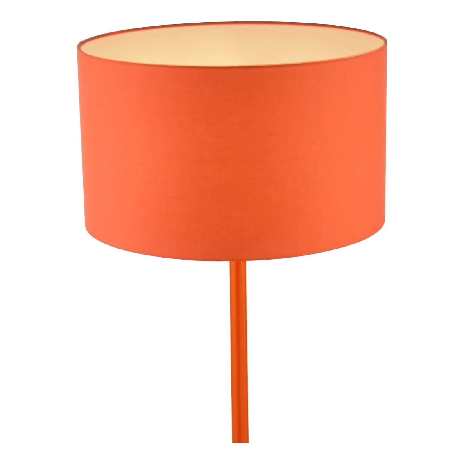 Toledo Floor Lamp Satin Orange With Shade - Image 2