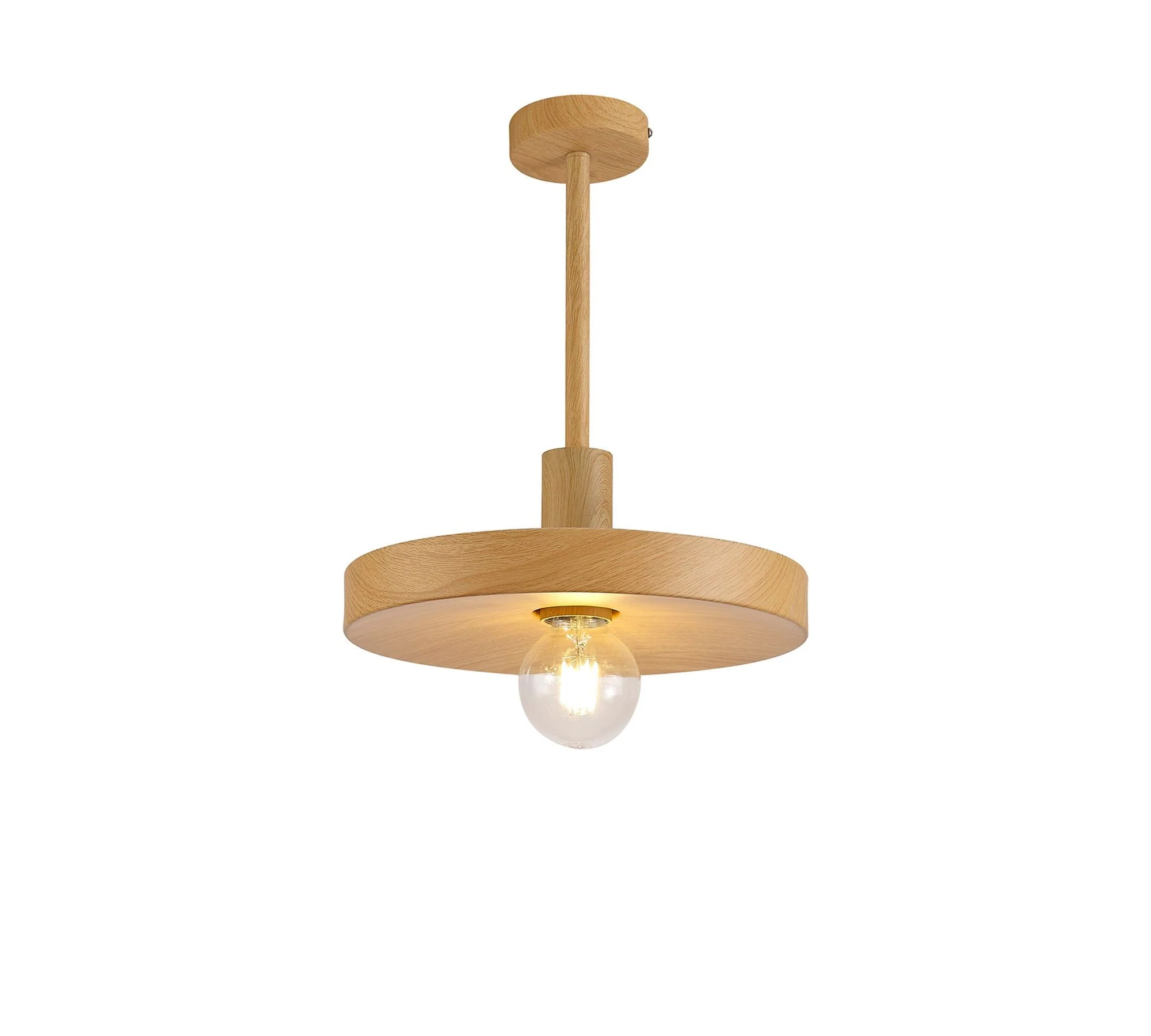 Tombser Single Pendant, 1 Light Adjustable E27, Marble Effect - Image 2