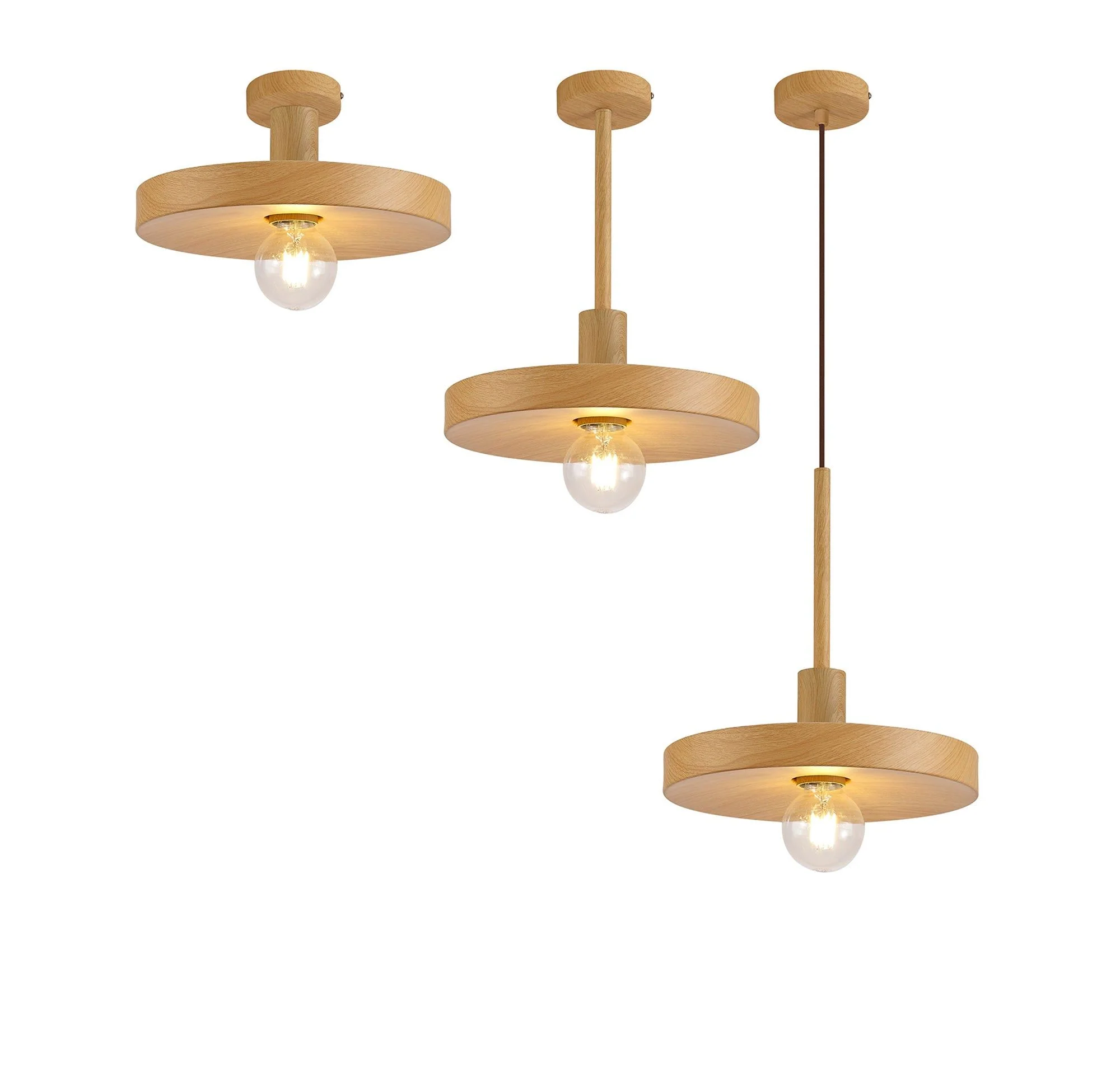 Tombser Single Pendant, 1 Light Adjustable E27, Marble Effect - Image 3
