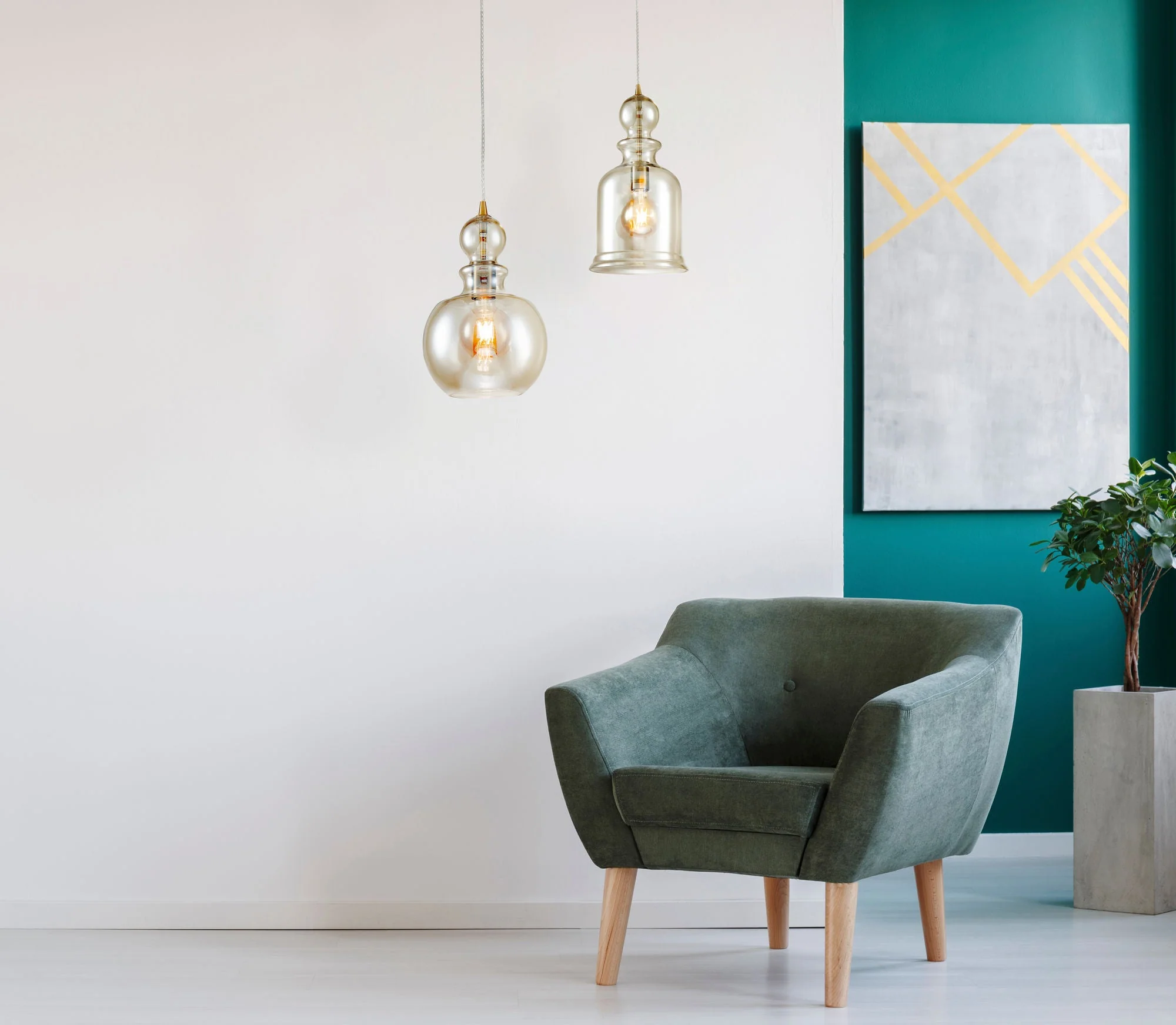 Tone Pendant Light - Bronze Finish - Image 6