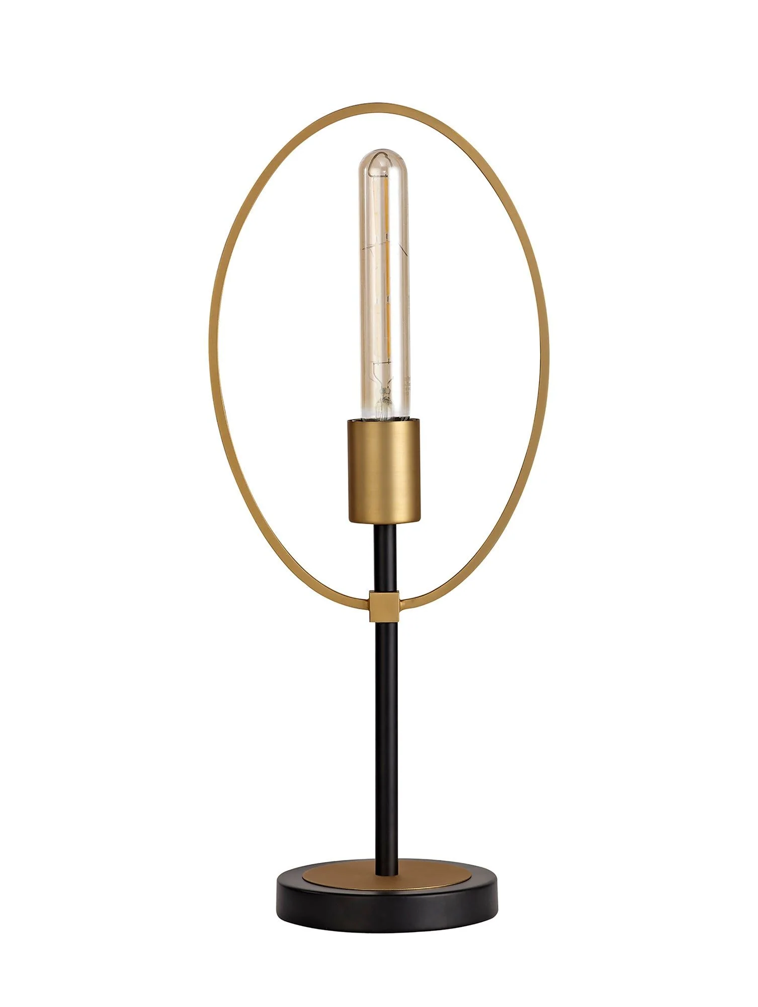Topea Table Lamp, 1 Light E27, Sand Gold/Matt Black - Image 3