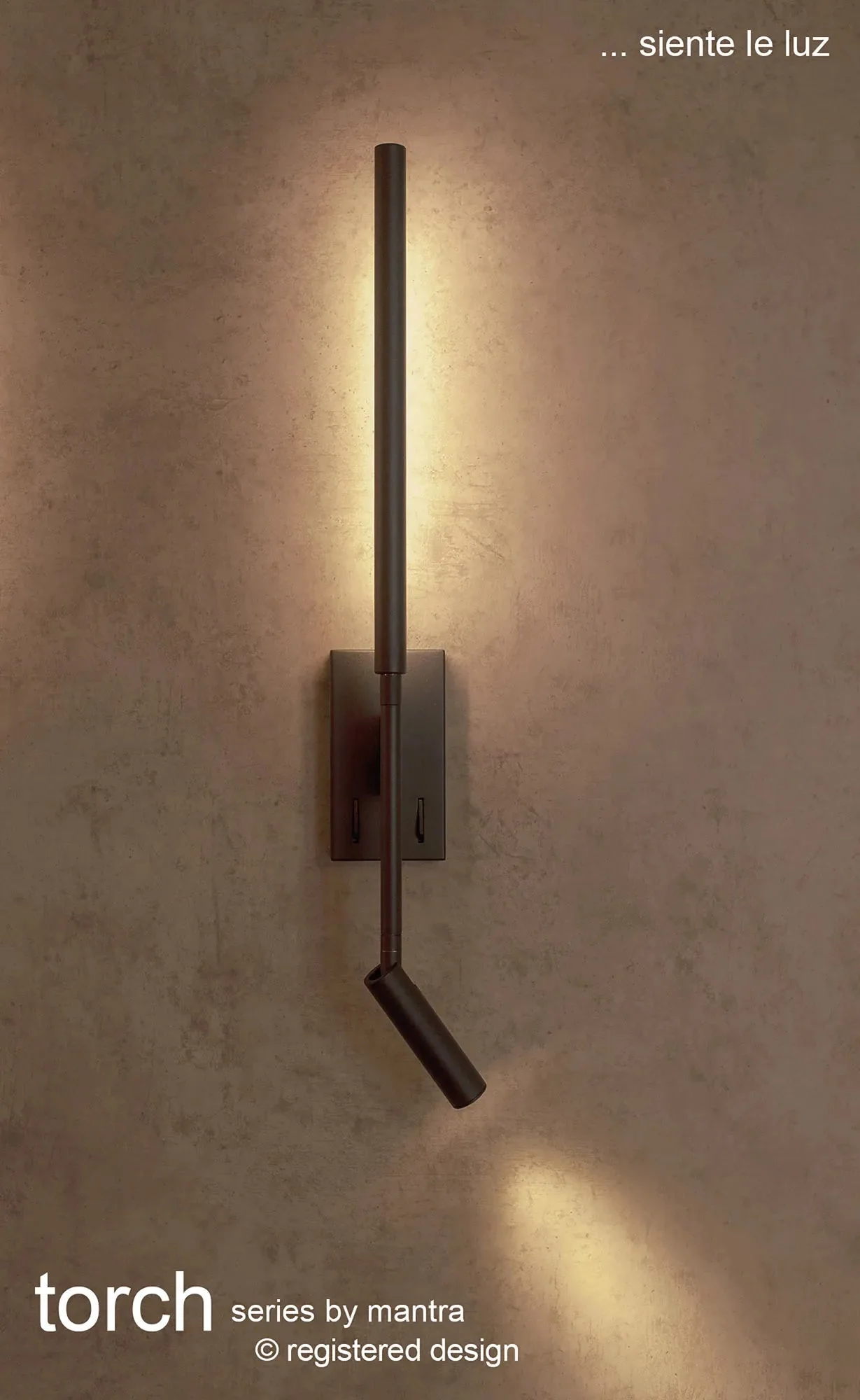 Torch 2Lt Reading Light - Black/White - Image 3