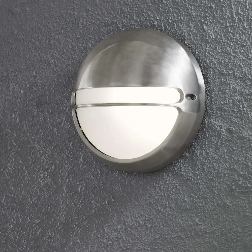 Torino Flush Wall Light Aluminium E27 IP44 - Image 3