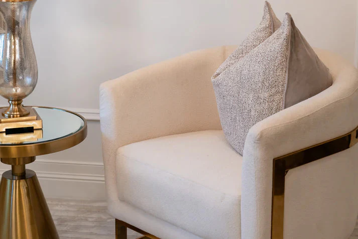 Toro Sofa Chair Gold - Finish - Image 5