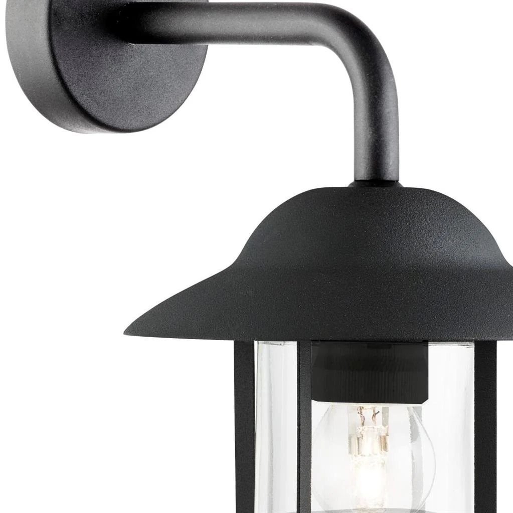 TORONTO OUTDOOR WALL LIGHT - BLACK / SATIN SILVER - Image 3