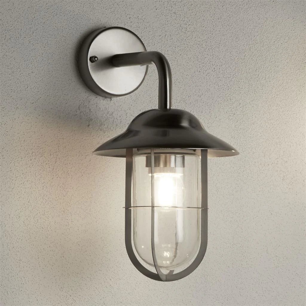 TORONTO OUTDOOR WALL LIGHT - BLACK / SATIN SILVER - Image 5