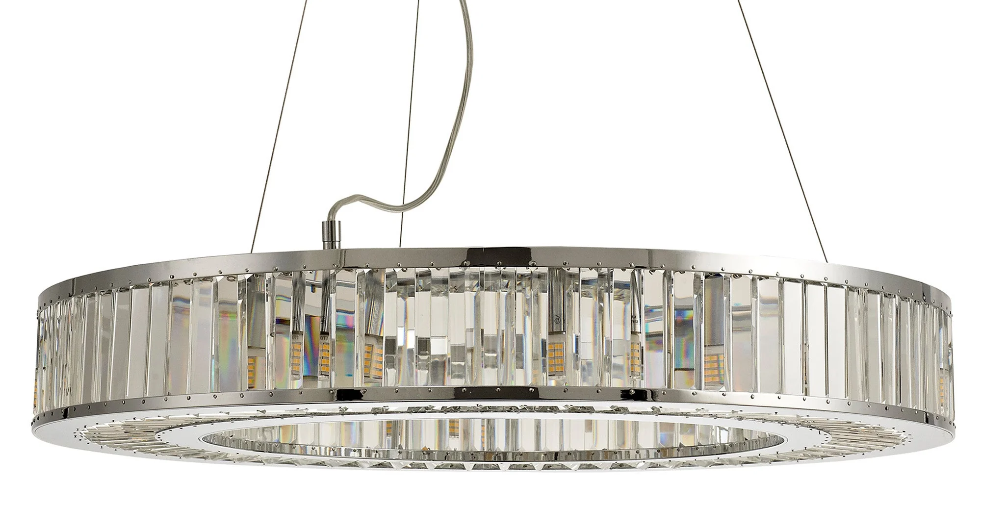 Torre 5/9/10Lt Polished Chrome/Crystal Pendant - Image 11
