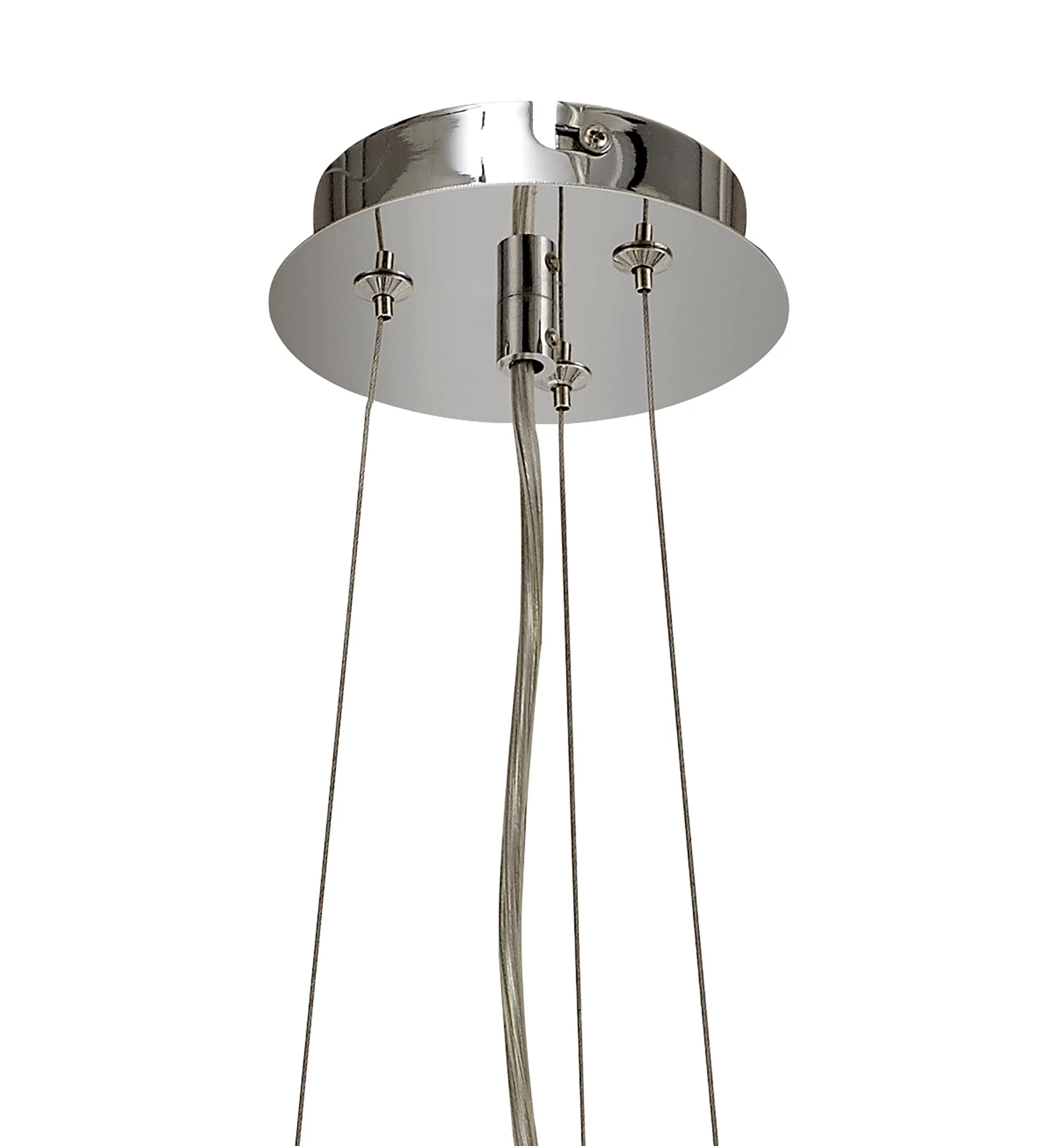 Torre 5/9/10Lt Polished Chrome/Crystal Pendant - Image 3