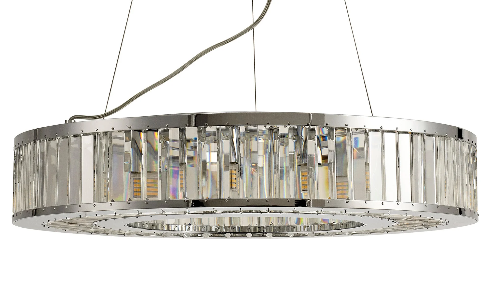 Torre 5/9/10Lt Polished Chrome/Crystal Pendant - Image 7