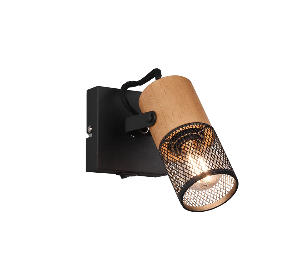 Tosh Wall Spotlight - Black/White - Image 2