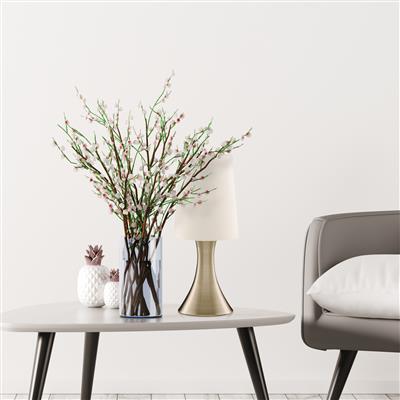 Touch Large Table Lamp - Brass/Silver - Image 3