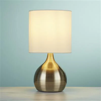 Touch Large Table Lamp - Brass/Silver - Image 5