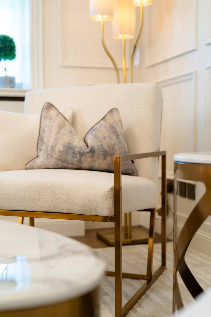 Toulon Sofa Chair Bronze - Finish - Image 7