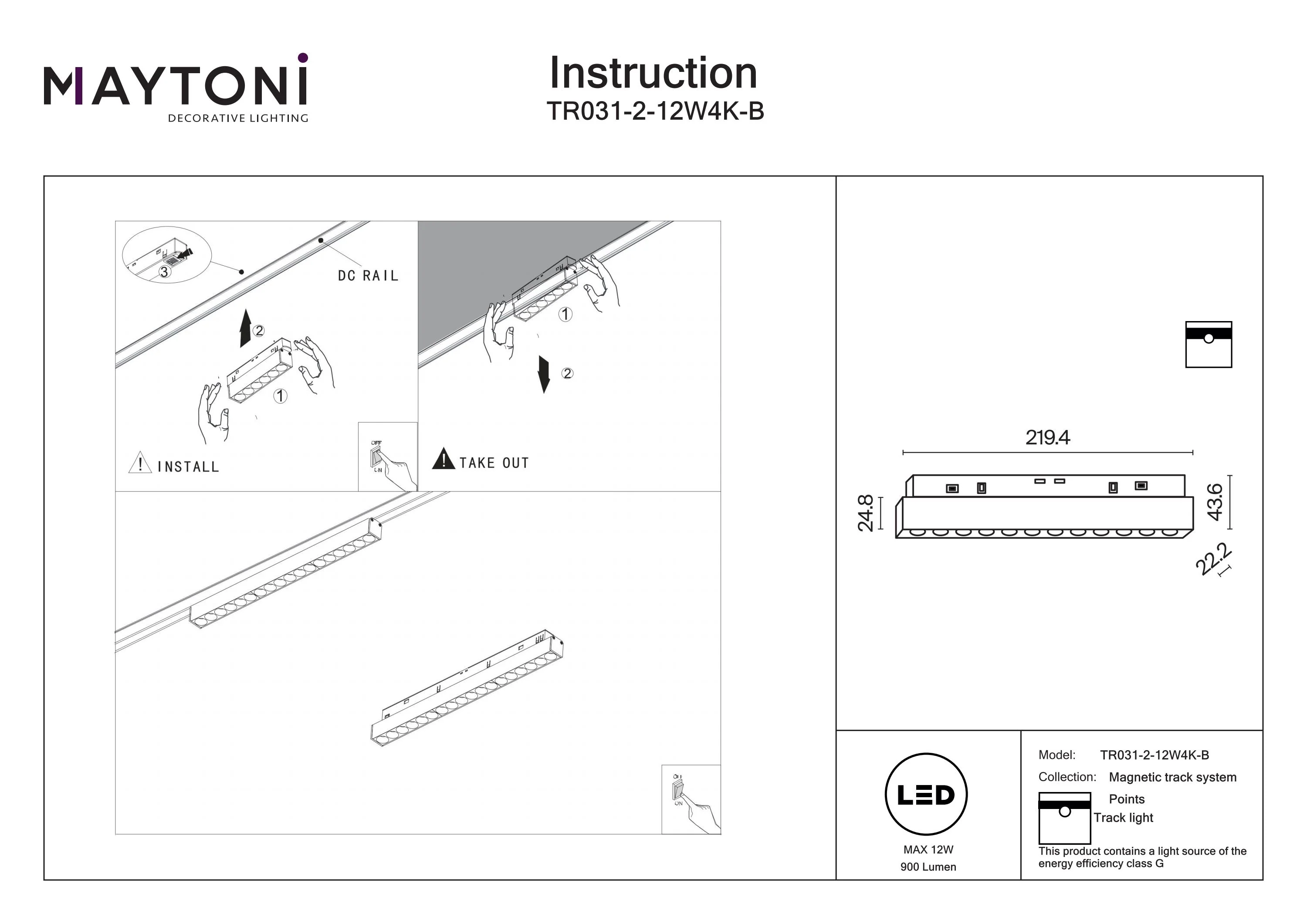 Track Lighting Points Magnetic track system Exility - Image 32