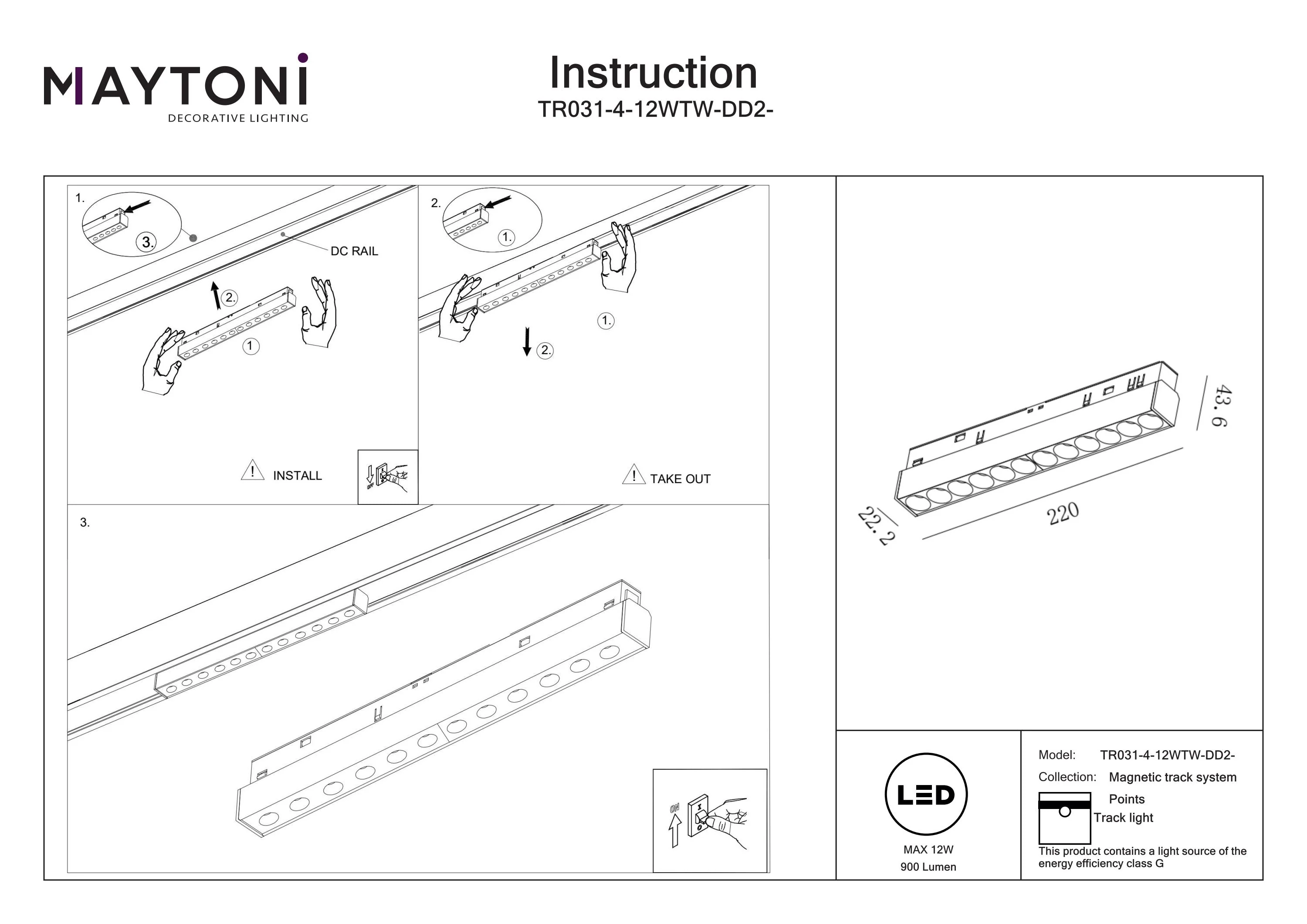 Track Lighting Points Magnetic track system Exility 36° 2700K-6000 - Image 13