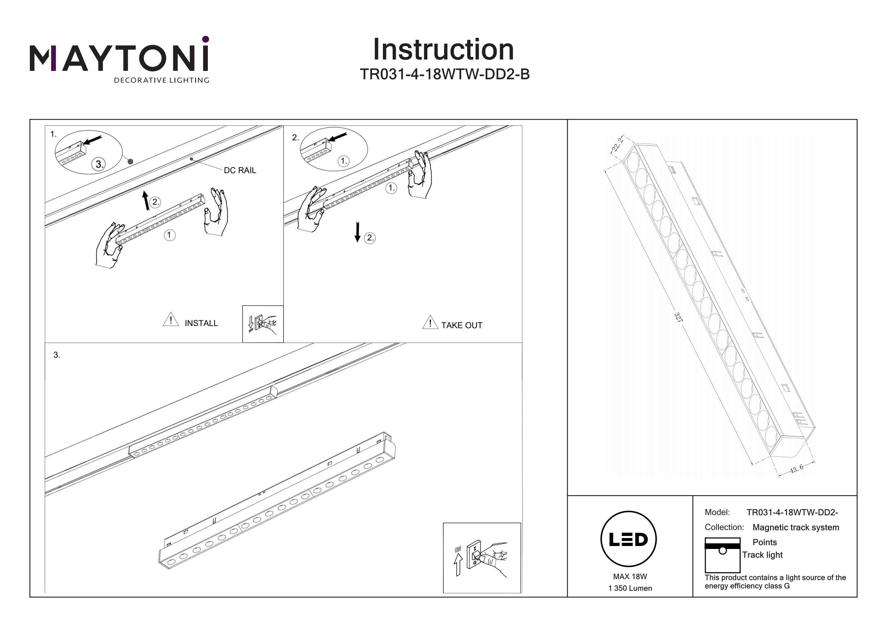 Track Lighting Points Magnetic track system Exility 36° 2700K-6000 - Image 18