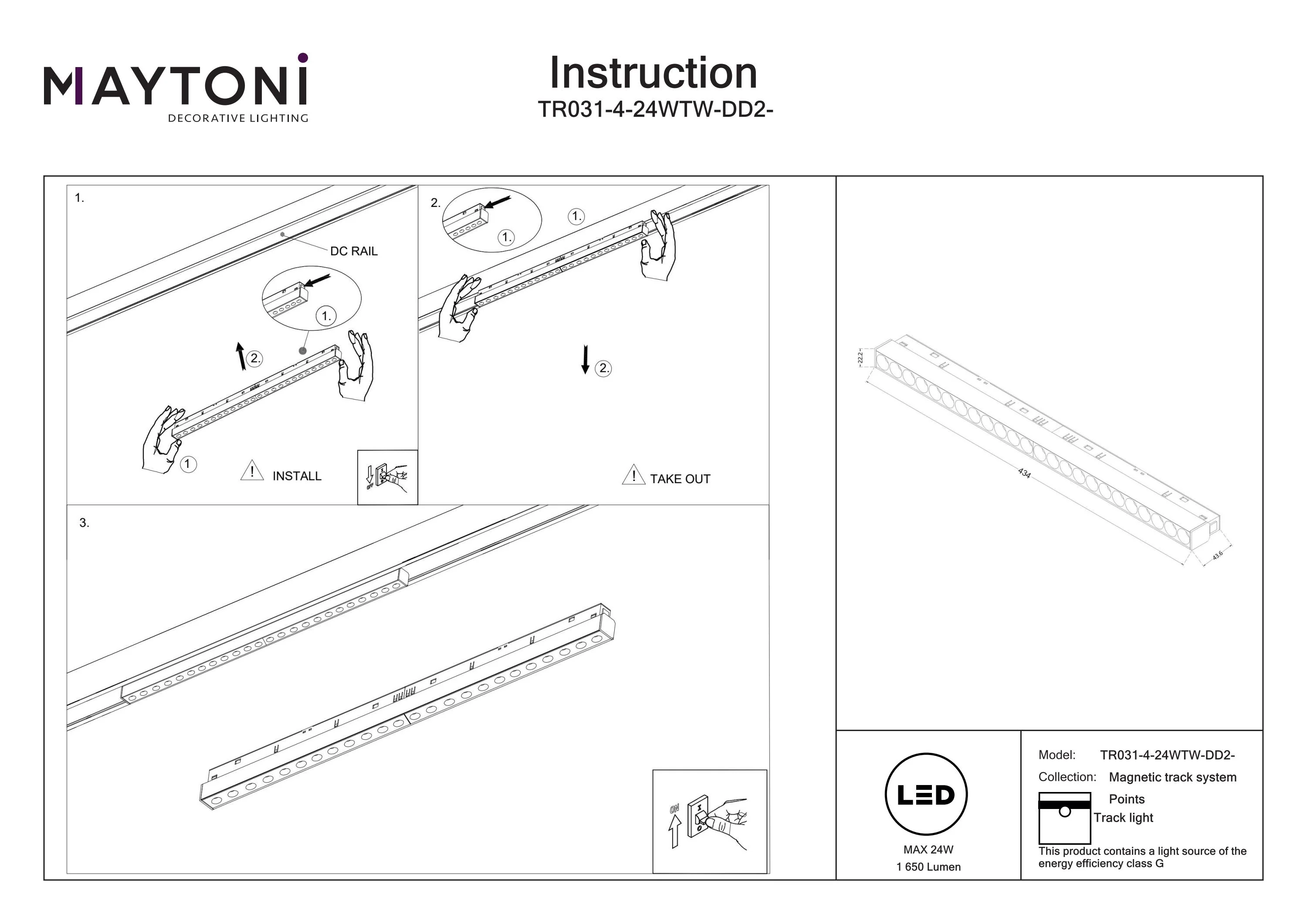 Track Lighting Points Magnetic track system Exility 36° 2700K-6000 - Image 42