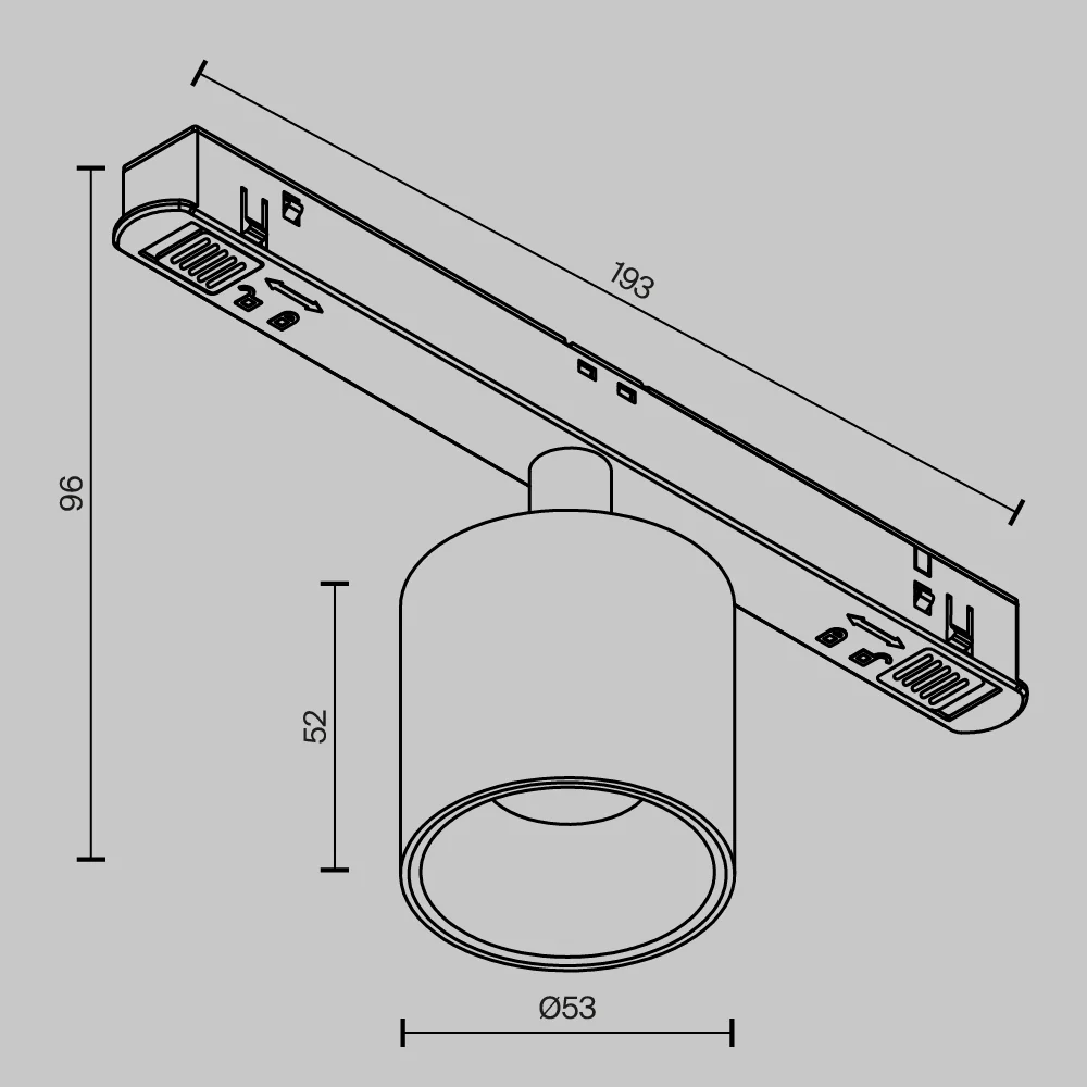 Track luminaire Alfa S Exility 2700-6000K 7W 50° Dim Smart - Image 6