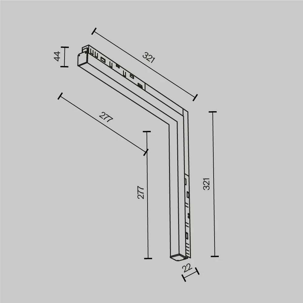 Track luminaire Basis Exility 24W 120° - Image 6