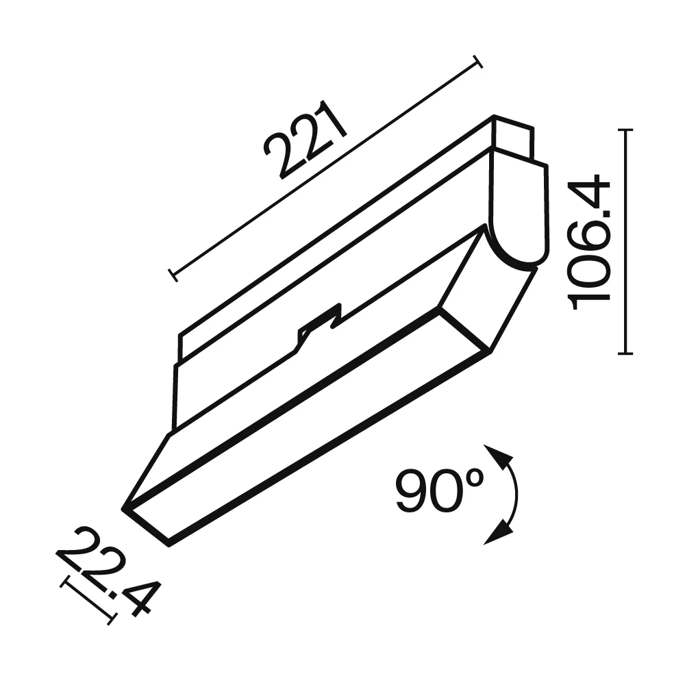 Track luminaire Basis Rot Exility 2700-6000K 12W 120° Dim Dali1 - Image 15